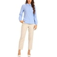 thumbnail image 2 of INSPIRE CHIC Textured Shirt for Women's Long Sleeve Work Office Button Down Shirts, 2 of 5