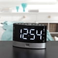thumbnail image 3 of JENSEN JCR-255 .6-Watt AM/FM Dual-Alarm Digital Clock Radio with Under-Pillow Vibrator, 3 of 5