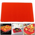 thumbnail image 3 of Dream Lifestyle Top Pyramid Pan Large Red Pyramid / Raised Cone Shaped Healthy Silicone Mat for Cooking, Baking and Roasting | Superb Non-Stick Food Grade Silicone, 3 of 7