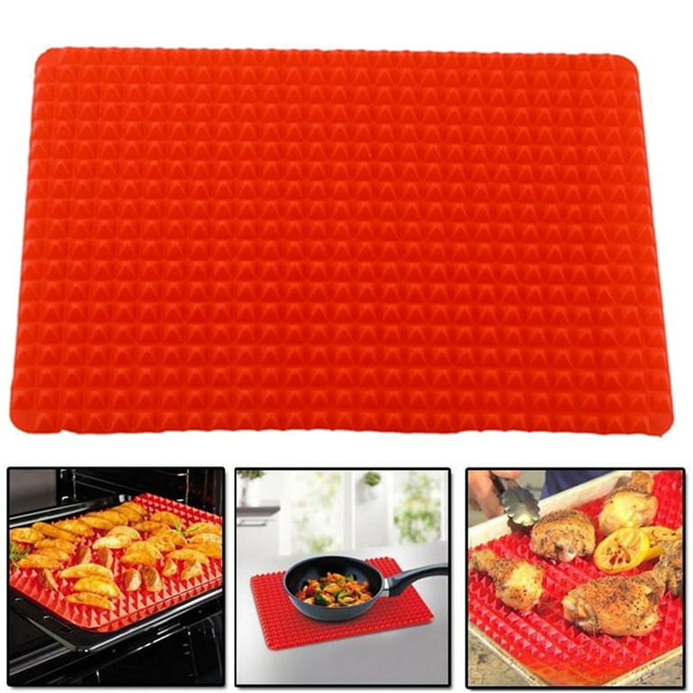 Hotpop Silicone Pastry Mat 26 x 16  Nonstick Silicone Pastry Mat for  Baking and Rolling with Measurements for Rolling Kneading and Baking Dough  Pastry Pie Crust Bun and Bread Making Mat 