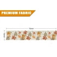 thumbnail image 5 of Fall Table Runner Pumpkin Maple Leaf Watercolor Vintage Table Runners Seasonal Autumn Thanksgiving Harvest Home Kitchen Dining Party Decorations 13x72 Inch, 5 of 5
