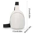 thumbnail image 3 of Sac Poitrine Bandoulière / Sac Banane de Sport avec Sangle Ajustable / Rangement à Multiples Poches pour Voyage, Randonnée et Usage Quotidien / Sac Banane Léger pour Hommes et Femmes / Organisateur Portable pour Essentiels, 3 of 6