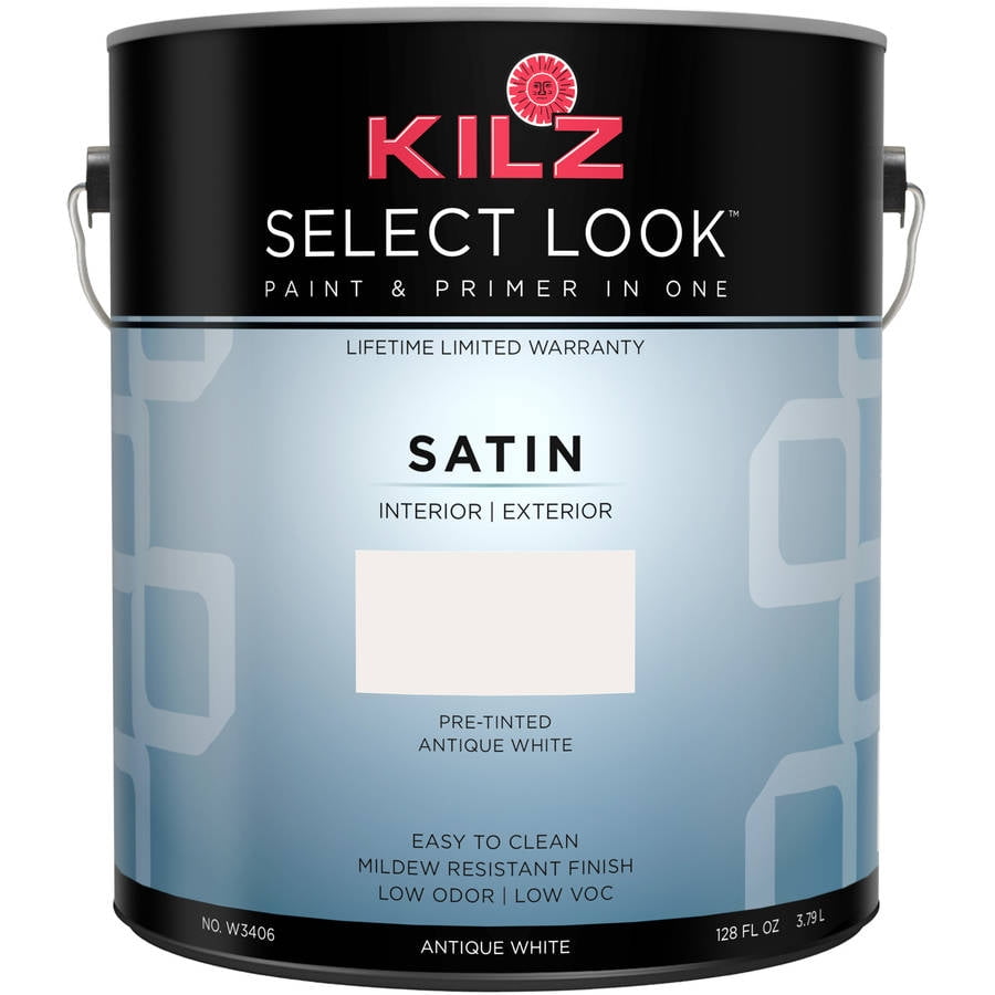 KILZ SELECT LOOK Interior/Exterior Satin Paint & Primer in One, Antique