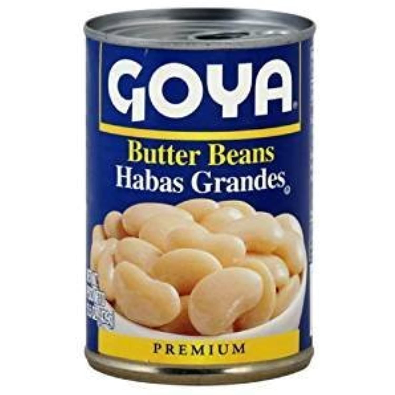 Goya Butter Beans Habas Grandes Prime Premium 15.5 Oz. Pack Of 6