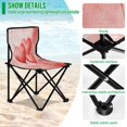 thumbnail image 4 of BZSMCE Camping Chairs Modern Love in The Air Pattern Folding chair, 4 of 8