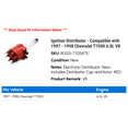thumbnail image 2 of Ignition Distributor - Compatible with 1997 - 1998 Chevy T7500 6.0L V8, 2 of 3