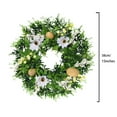 thumbnail image 4 of Xihbxyly Corona de Flores, Elegante Decoración para El Festival de La Resurrección, Diseño de Girasol para Primavera y Verano, Marco de Ratán Hecho a Mano, Uso En Interiores y Exteriores, Ideal para, 4 of 6