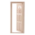 thumbnail image 6 of 1:12 Dollhouse Door Miniature Furniture Wooden Doors for DIY Scene Doll Home Furniture Craft, 6 of 8