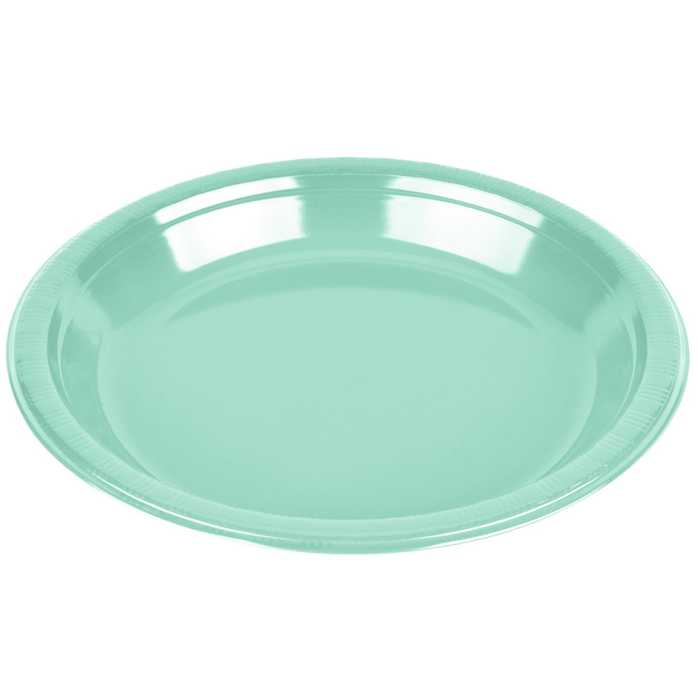 Club Pack of 240 Fresh Mint Green Premium HeavyDuty Plastic Dinner