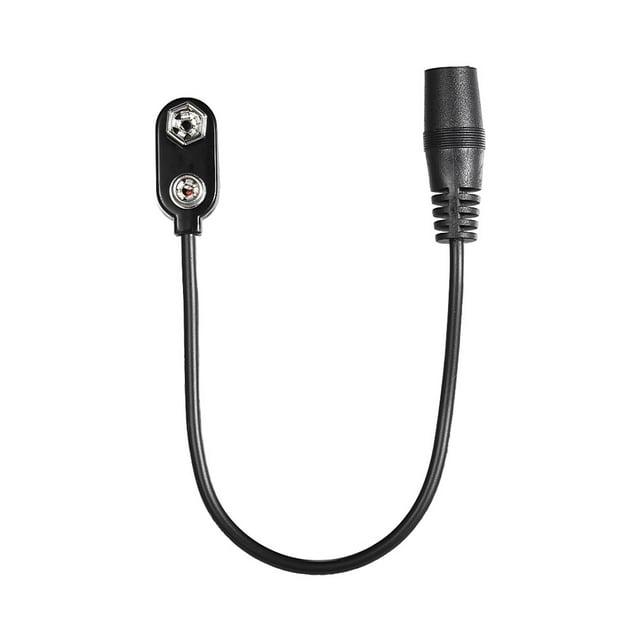 Cable convertidor Irfora Clip de Batería de 9V Conector Snap del Convertidor 2.1mm * 5.5mm Enchufe Hembra para Pedal de Guitarra Un Punto Fuente de Alimentación Irfora Cable convertidor