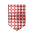 thumbnail image 5 of Wukai Red Plaid Daisy Print Garden Flag 12.5x18 Inch Double Sided Sun-resistant Rain-resistant, Wrinkle-resistant Colorfast(Only Flag), 5 of 7