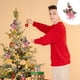 thumbnail image 5 of Árbol de Navidad Decoraciones Agujas de Navidad, Frutas Rojas, Flores de Navidad, Colgantes de Árbol de Navidad, Cajas de Regalo de Navidad, Artesanías Decorativas Árbol de Navidad Rojo, 5 of 6