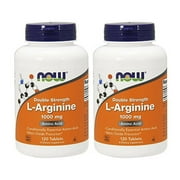 Now Foods - L Arginine 1000 mg 120 Tablets (Pack of 2)