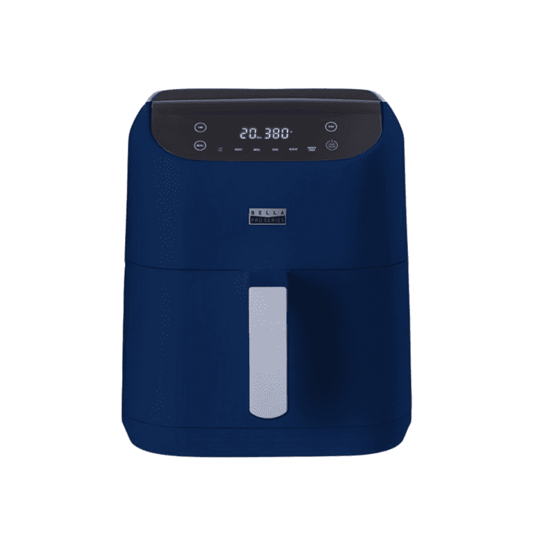 Bella Pro Series - 6-Qt. Digital Air Fryer - Ink Blue Stainless Steel
