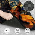 thumbnail image 3 of Pofeuu Starry Night Cat Guitarist Print Car Foot Mat Set of 4 Pieces - All-Weather Full Set Floor Mats for Cars Trucks SUVs, 3 of 7