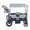 Gray, variant on HARPPA Foldable Wagon Stroller for 2 Toddlers with Pull & Push Handle, Canopy, 32.9lbs, Gray