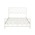 thumbnail image 5 of Noble House Krystin Modern Queen-Size Iron Bed Frame, White, 5 of 10