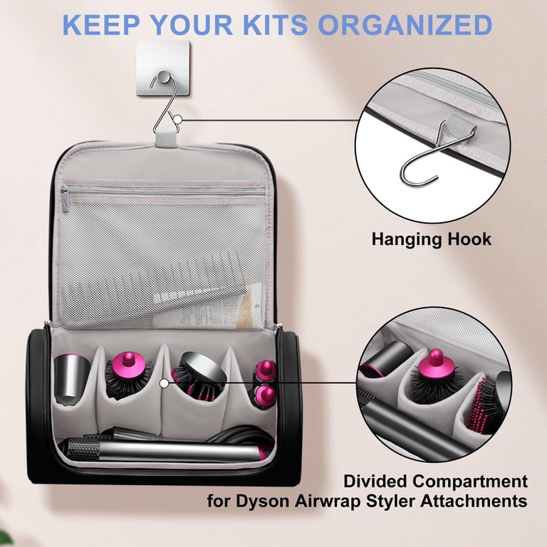 Travel Case Compatible with Dyson Airwrap Styler, Portable Storage