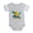 Heather Gray, variant on CafePress - Ducky 1St Birthday - Cute Infant Baby Football Bodysuit