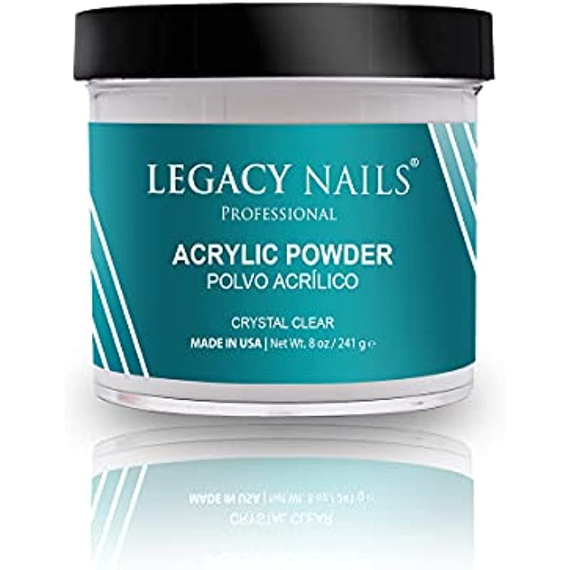 Legacy Nails Acrylic Powder 8oz (Clear)
