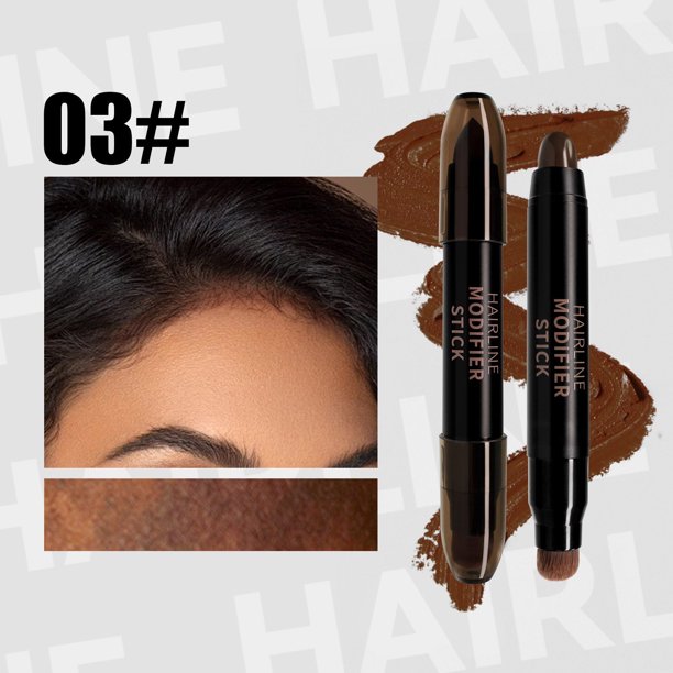 Double Hairlines Pen With Brush Head Shadow Rod Multi-functional White Fills Color Pen 3pcs