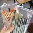 thumbnail image 2 of Portable 8 Mini Makeup Brush Set, Synthetic Fiber Soft Bristles for Beginners, 2 of 7