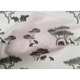 thumbnail image 4 of oneOone Organic Cotton Voile Fabric Tree & Animals Ikat Decor Fabric Printed BTY 42 Inch Wide, 4 of 4