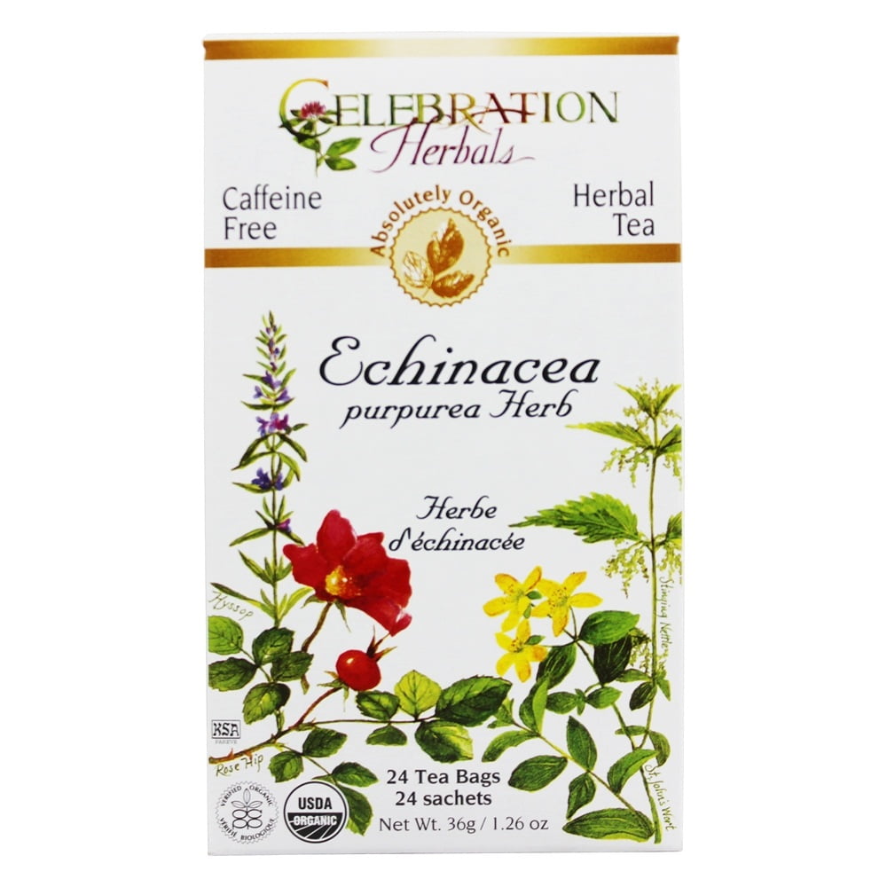 Celebration Herbals Echinacea Purpurea Organic, 24 Ct
