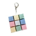 thumbnail image 2 of Keyboard Clicker Fidget Keychain Compact PVC Sensory Toy for School Office Stress Relief, 2 of 9