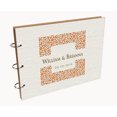 thumbnail image 7 of Darling Souvenir Personalized Engraved Laser Cut Wedding Guest Book Wooden Cover Sign-in Book Registry Guestbook Scrapbook-75, 7 of 7