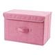 thumbnail image 1 of Wosthever Caja de almacenamiento plegable para ahorrar espacio, contenedores para tienda, cajas para el hogar, manta, ropa, calcetines, ropa Almacenamiento y organización del hogar Rosado, 1 of 6
