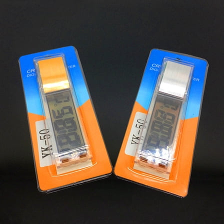 Raindrops 1Pack Silver Aquarium Thermometer Aquarium Thermometers for Home Aquarium Use