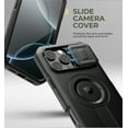 thumbnail image 4 of Dexnor for iPhone 16 Pro Max Case with Slide Camera Cover & Adjustable Kickstand & Built-in Screen Protector,Compatible with MagSafe Shockproof Bumper Case Heavy-Duty Magnetic Protective Cover,Black, 4 of 8