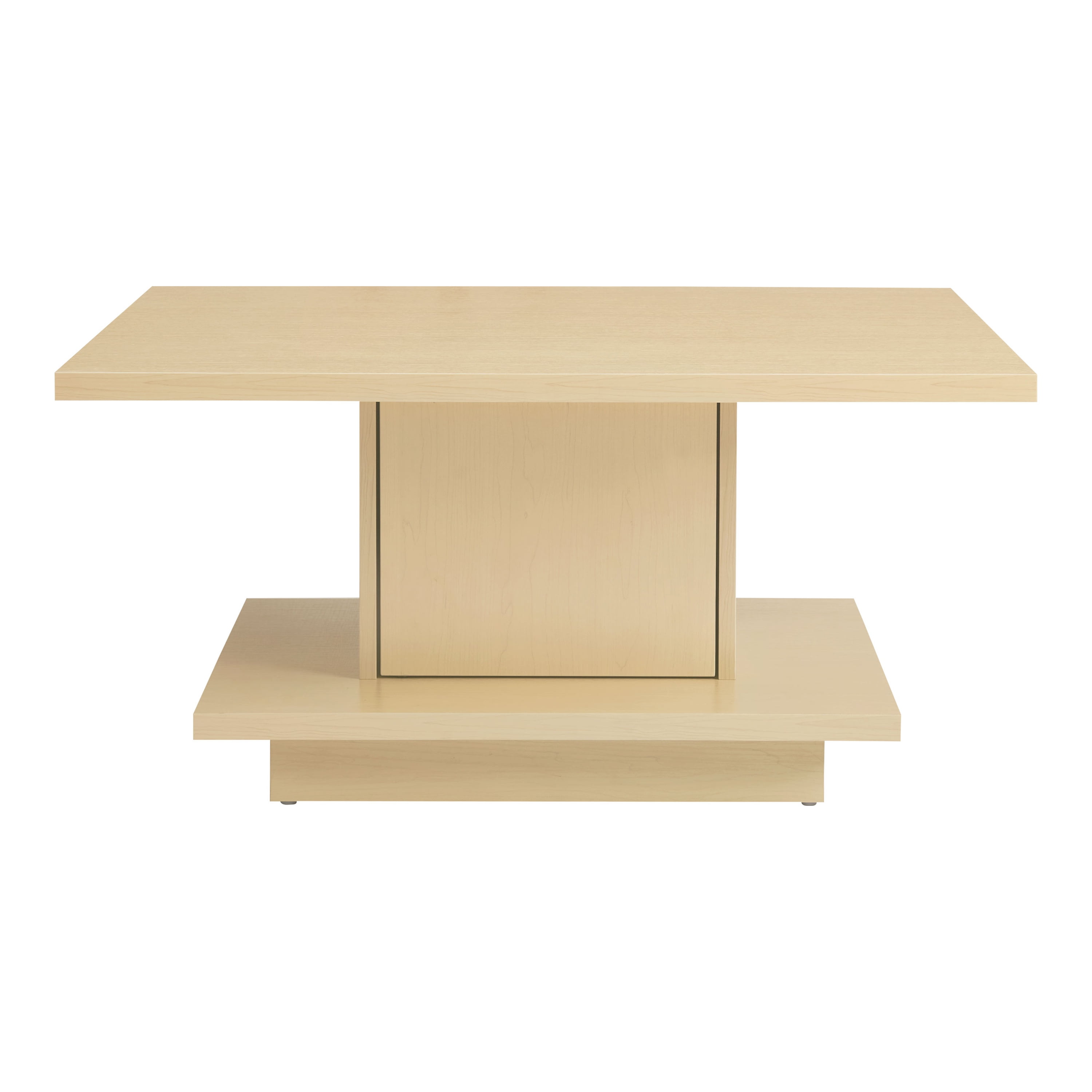 Furniture of America Aura Storage Wood Light Maple Coffee Table
