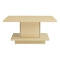 thumbnail image 2 of Furniture of America Aura Storage Wood Light Maple Coffee Table, 2 of 11