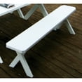 thumbnail image 1 of A &amp; L Furniture Yellow Pine Crossleg Backless Bench, 1 of 1
