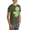thumbnail image 6 of Cute Smiski Shirt – Kawaii Green Character Tee  (Military Green, M), 6 of 6