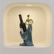 thumbnail image 3 of Soporte para vino Sincero Red Dancing Girl botellero de resina decoración de bar, 3 of 5