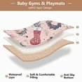thumbnail image 5 of WOBOGO A Pattern with Christmas Stockings and Wreaths Baby Playmats Extra Large Waterproof Rollable Activity Pads for Toddlers 50×50inch, 5 of 7