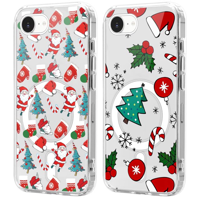 Funda Yomjew para iPhone 16e, 6,1 pulgadas, transparente, magnética, de TPU