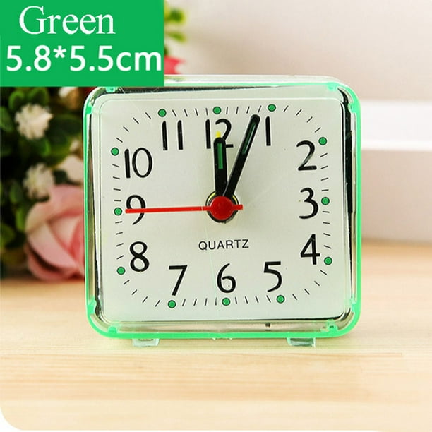 Alarm Clock, Battery Powered Super Silent Alarm Clock, Simple Design Beside/Desk Alarm Clock