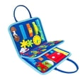 thumbnail image 4 of Tablero de actividades educativas, regalos de cumpleaños, vestido básico fino, habilidades motoras, tablero de actividades para pequeños para , Estilo f Hugo tablero ocupado, 4 of 10