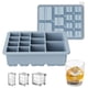 thumbnail image 2 of Bandejas para congelador, moldes de silicona para bloques de hielo, bandeja grande con tapa para cocina doméstica, caja de hielo de silicona flexible para un fácil desmolde, molde de hielo inodoro y, 2 of 6