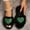 Green, variant on uublik Women's House Fuzzy Slippers Memory Foam Open-Toe Slippers Soft Fleece Indoor Shoes Indoor/Outdoor Slippers, Green