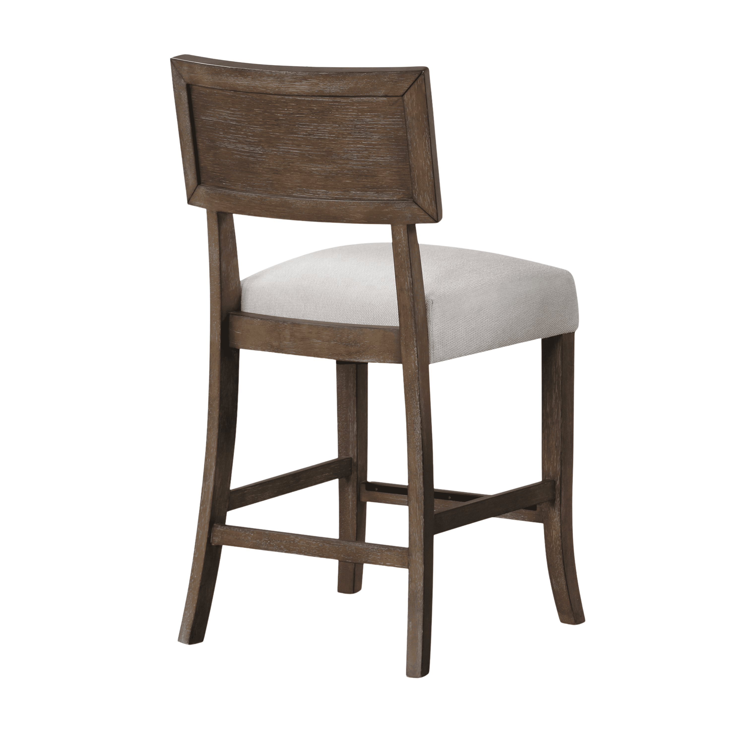 Furniture of America Garth Contemporary Wood Counter Dining Chairs, Walnut (Set of 2)