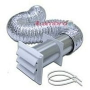 Lambro 1369W Louvered Vent Kit, 12-Piece