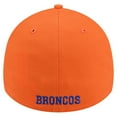 thumbnail image 4 of Men's New Era Orange Denver Broncos Overlap Logo 39THIRTY Stretch Fit Hat, 4 of 5