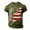 /c42Army Green254, variant on Toddler Kid Boys T-Shirts Stars Stripes Patriotic Graphic Playwear Crew Neck Short Sleeve Relaxed Fit Outdoor Lightweight Summer Casual Festival Wear Cool Beach Top,Army Green,2-3 Years