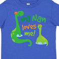 thumbnail image 4 of Inktastic My Nan Loves Me Grandson Dinosaur Boys Toddler T-Shirt, 4 of 5