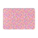 thumbnail image 1 of Balery Pink Donut Felpudo de franela, resistente a las manchas y a la decoloración, para uso interior y exterior, fácil de limpiar, 40 x 60 cm, 1 of 7